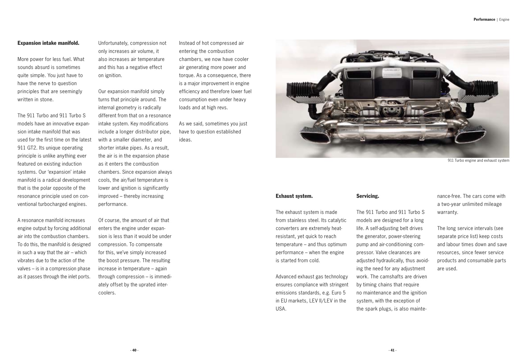 2010 Porsche 911 Turbo Brochure Page 5